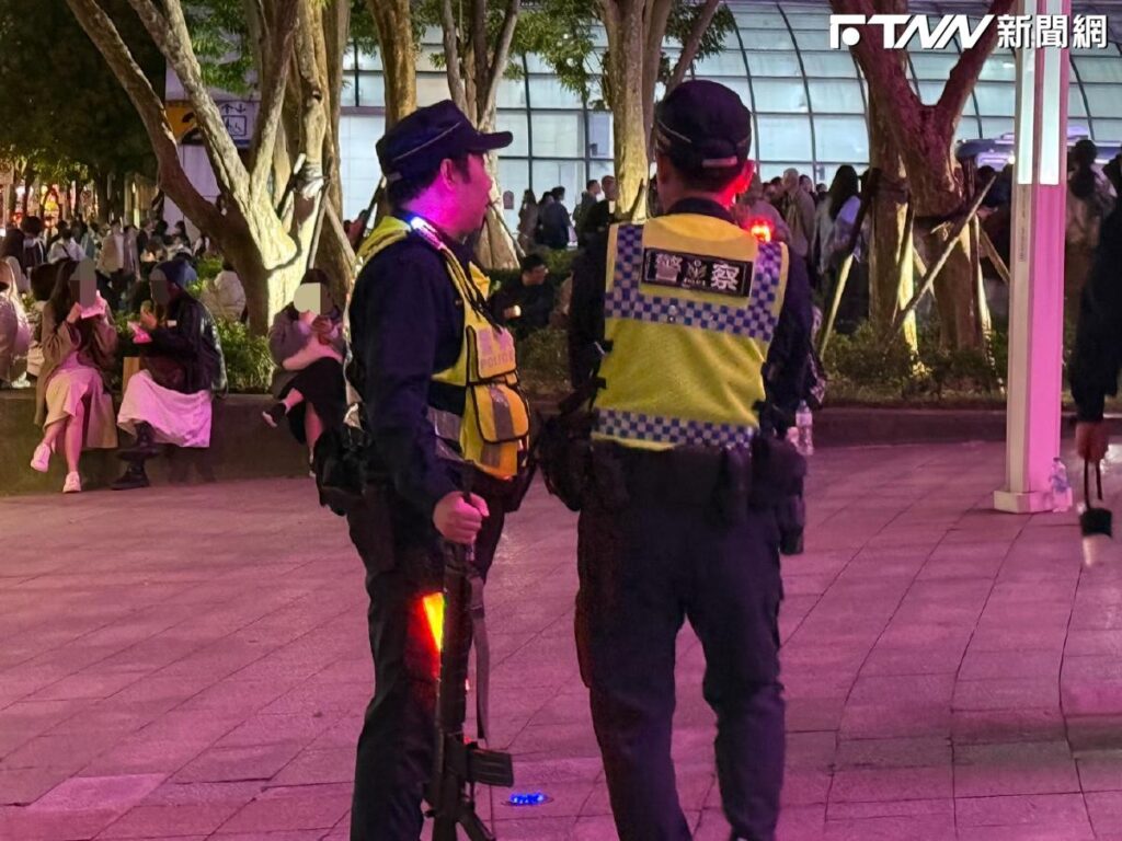 北捷隨機砍人4死！宇宙人小巨蛋開唱　多名警力站崗配長槍維安