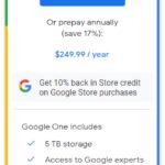 Google One网盘新增5TB：每年1610元