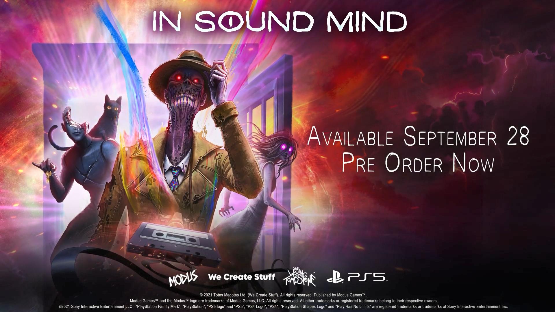 恐怖游戏《In Sound Mind》新实机演示 9月28日正式发售